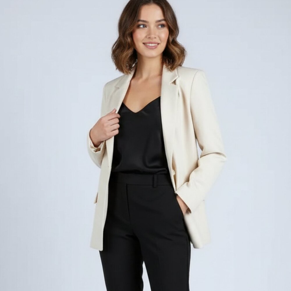 NWT Rumer Jericho Oversize Blazer in Shell